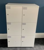 NO RESERVE - 1 Bank Of 6 Lockers