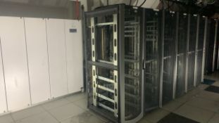 NO RESERVE - Bank of 6 x HP Server Cabinets