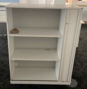 NO RESERVE - Kinnarps Tambour Sliding Door