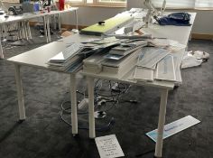 NO RESERVE - Straight Office Desks x 6