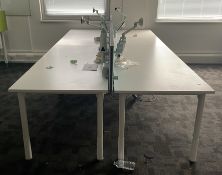 NO RESERVE - 4 x Office Straight Desks