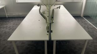 NO RESERVE - 4 x Office Straight Desks