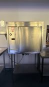NO RESERVE - Stainless Steel Hot Cupboard on Stand