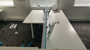 NO RESERVE - 3 x Office Straight Desks