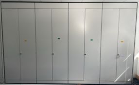 NO RESERVE - Storage Cupboards x 4