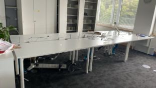 NO RESERVE - Straight Office Desks x 6