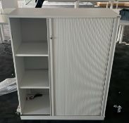 NO RESERVE - Kinnarps Tambour Sliding Door