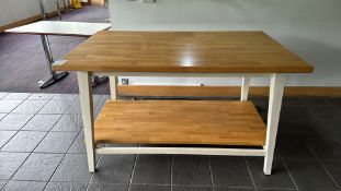 NO RESERVE - Large Canteen Table