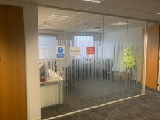 NO RESERVE - Safety Partition Glass x 5
