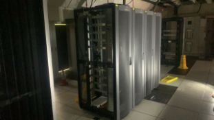NO RESERVE - Bank of 4 x NETAPP Server Cabinets