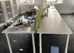 NO RESERVE - 6 x Office Straight Desks