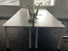 NO RESERVE - 4 x Office Straight Desks