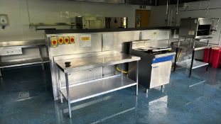 NO RESERVE - Stainless Steel Kitchen Partition