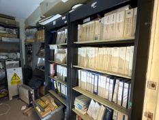NO RESERVE - Metal Storage Cabinets and contents x 9