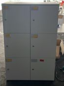 NO RESERVE - 1 Bank Of 6 Lockers