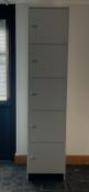 NO RESERVE - 1 Bank Of 5 Lockers