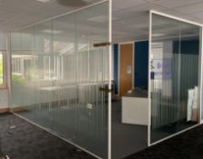 NO RESERVE - Glass Partition Walls x 7