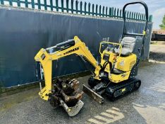 2020 - YANMAR SV08, (398 hours) Quick Hitch & 3 Buckets