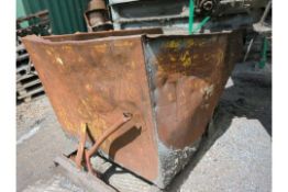 NO RESERVE - 1.5 Cubic Metre Tipping Skip to Suit Forklift