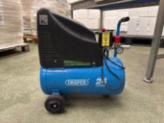 NO RESERVE - Draper 24 Litre Oil Free Compressor