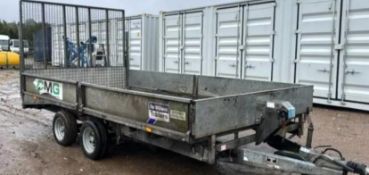 iFor Williams - LM147 Beavertail Plant Trailer Dropside 14ft x 7ft