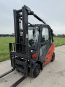2017 - LINDE, H25 Diesel Forklift Truck - Triple Mast (8,475 hours) Full Heated Cab