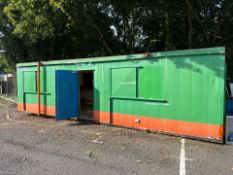 NO RESERVE - Elliott 30 Foot Mobile Office Container