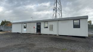 PORTAKABIN - Portable Site Office (Modular Office Building) H - 290cm x L - 1840cm x D - 400xm