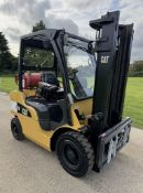 2012, CATERPILLAR - 2.5 Tonne Gas Forklift with Fork Position (9,094 hours)