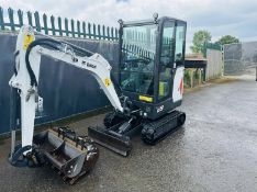 2020, Bobcat E19 Excavator (2,304 hours) Key Code Start, 3 Buckets