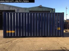 One Trip 20ft Tunnel (Double Door) Container - VANU3001071