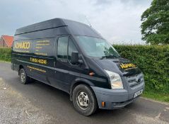 NO RESERVE, 2012 - FORD (Jumbo) TRANSIT Van