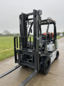 2012, NISSAN Gas Forklift Truck (Duplex Mast - Side Shift, 4500 hours)