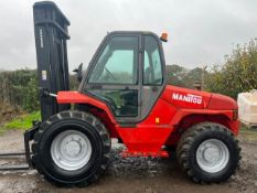 2010, MANITOU - 5 Tonne 4WD Rough Terrain Forklift (7k hours)