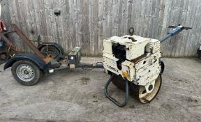 TEREX - Diesel Roller with Trailer