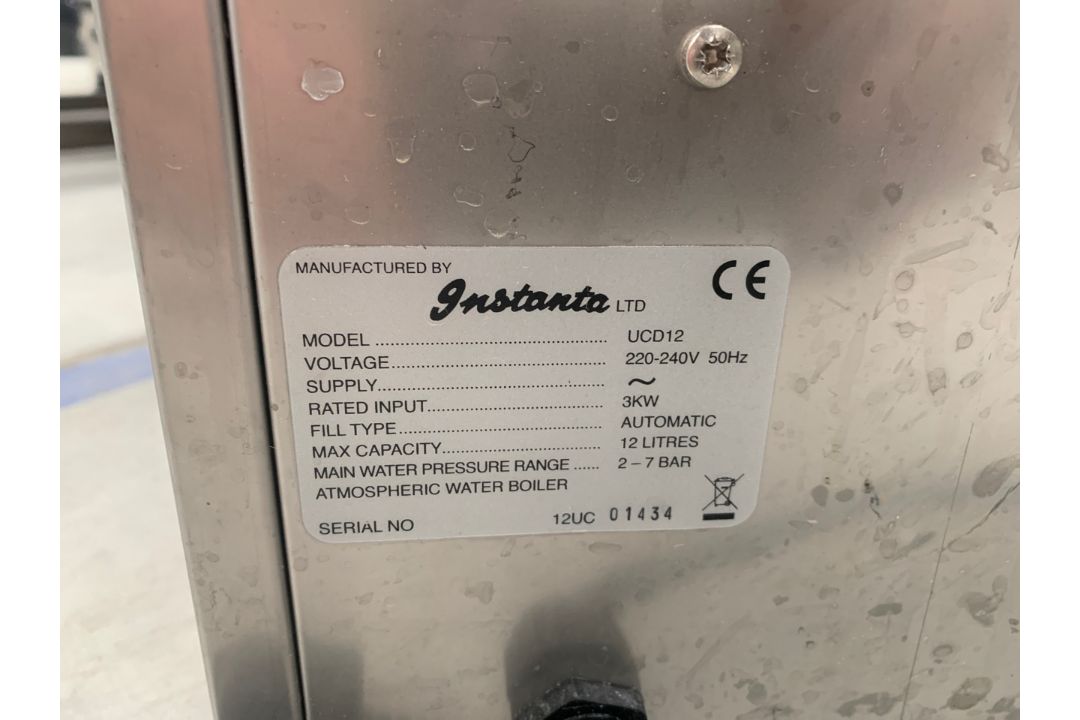 *NO RESERVE* Instanta UCD Undercounter Stainless Steel Water Boiler - Image 4 of 5