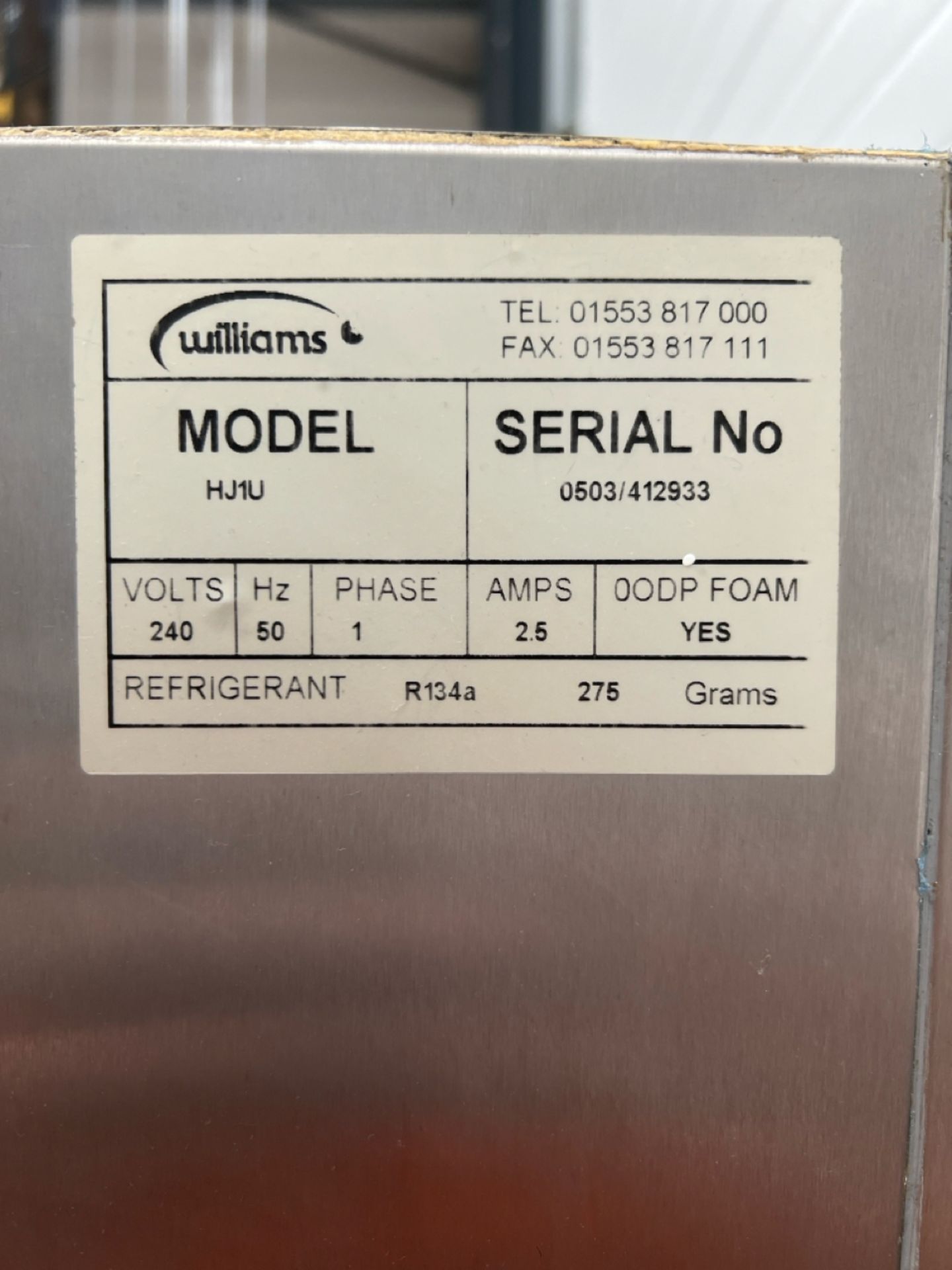 *NO RESERVE* Williams Refrigerator - Image 5 of 6