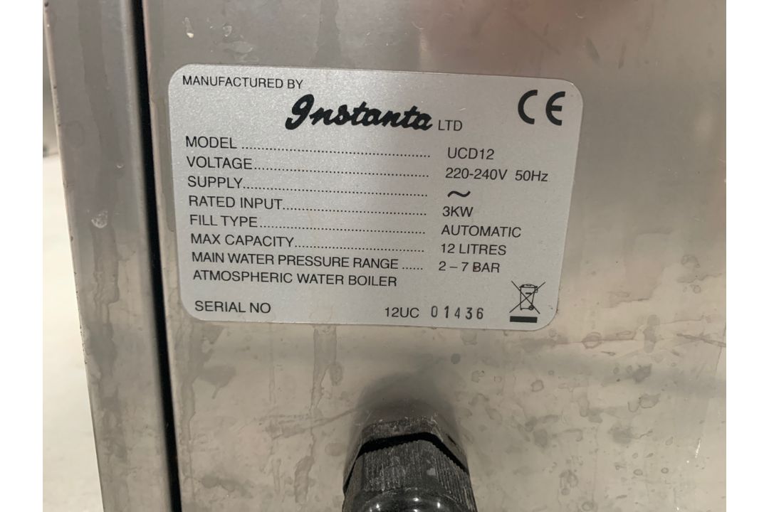 *NO RESERVE* Instanta UCD Undercounter Stainless Steel Water Boiler - Image 3 of 6