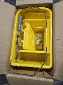 NO RESERVE Yellow 20L Speedy Bucket & Wringer