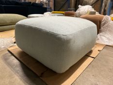 NO RESERVE Carmel Medium Square Footstool