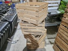 NO RESERVE Four Wooden Crates