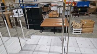 NO RESERVE 2 Clothes Rails