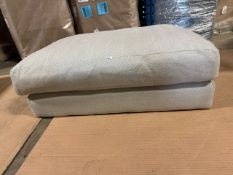 NO RESERVE Rectangular Footstool