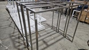 NO RESERVE 3 Stainless Steel Clothes Rails
