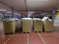 NO RESERVE Boxes Of Mixed Size Hypoallergenic Cushions x4