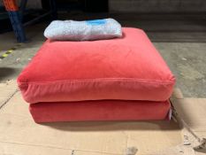 NO RESERVE Isla Small Square Footstool