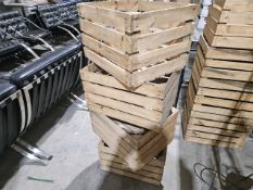 NO RESERVE Four Wooden Crates