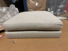 NO RESERVE Isla Small Square Footstool