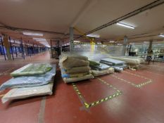 NO RESERVE Pallets Of Bed Frames HeadBoards & Sofa Bed Mattresses x6