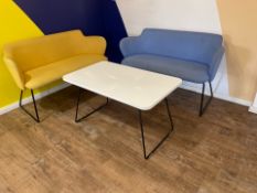 2 x Sofas and Coffee Table
